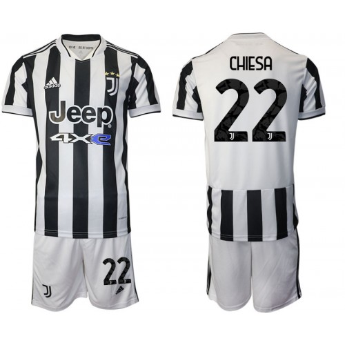 Juventus Dres Federico Chiesa 22 Dječji Domaći 2021/22 Kratkih Rukava Juventus Dres Federico Chiesa 22 Dječji Domaći 2021/22 Kratkih Rukava